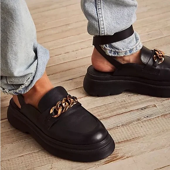 Free People Mila Chain Loafer - Picture 2 of 8